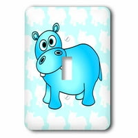 3Droza plavi hipopotamus - Jednokrevetni prekidač