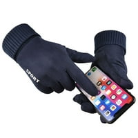 Oalirro zimske tople rukavice na raspolaganju MUŠKE LITE rukavice tople dodirne zaslonske rukavice za