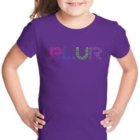 Riječ majica pop umjetnosti djevojačka majica - Plur