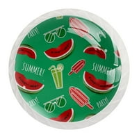 Ownta gumb sa vijcima za vijke za kuhinjske ormare Komore za ladice vuče ručke kućne dekore Ljeto piće