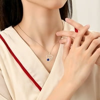 Privjesak za ženska ogrlica u obliku srca, poklon za majku kao poklon nakita na majčinom danu