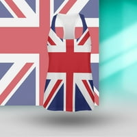 Britanska zastava Union Jack po cijelom ženskom radnom tenku Top multi sm