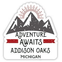 Addison Hrasts Michigan Suvenir Vinil naljepnica za naljepnicu Avantura čeka dizajn