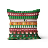 Kućni dekor Custus Cover Božićni ispis jastučnice za bacanje jastuka