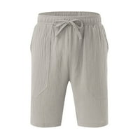 Muški kratke hlače Proljeće Ljeto u boji Pamuk Loose Plus size Tračevine modne plaže džepovi muških