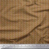Soimoi Velvet tkanina Geometrijska mala tiskana tkanina široka