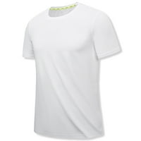 Cleance ispod $ Odjeća za muškarce, Poropl Slim Turned Athletic Košulje za teretane Muškarci bijele