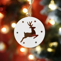 Miayilima Božićni ukrasi Pegla za snijeg pahuljica Božićna stablo Privjesak Božićni ukrasi Bijeli privjesak