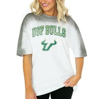 Ženska gameday couture White South Florida Bulls Prevelicirana majica