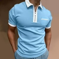 Polo majice za muškarce muško ljetna košulja za tiskane košulje odvojite majicu kratkih rukava s kratkim rukavima