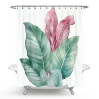 Fraigo tropska biljna tuš za tuširanje vodootporno pranje tkanine ljeto kupatilo dekor Botanicalska