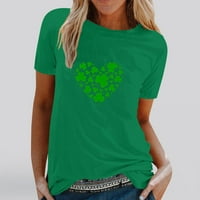 Ženske majice kratkih rukava St. Patrick's Dayclover Print Holiday Casual Tees Košulje Crewneck Tunic
