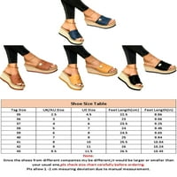 Tenmi Žene Ljetne platforme Sandale papuče cipele kline pete Flip flops