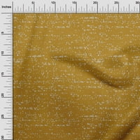 Onuone pamučne svilene tamno žute tkanine Dot apstraktni šivanje zanata projekata Tkanini otisci sa