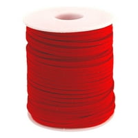 Fairnull Yard Raffia Ribbon Soft Suede Teksture Čvrsta boja ANTI-Break Rezanje DIY Uska poklon ambalaža