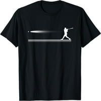 Odjeća za bejzbol - Baseball majica Crna 4x-velika