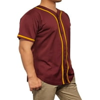 Lappel muški bejzbol gumb donji dresovi na kolutske sportske uniforme veličine do 3xl kratkih rukava