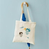 Cafepress - Slatka torba za jellyfish - prirodna platna torba, torba za platno