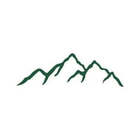 Planine Silhouette naljepnica Decal Die Cut - samoljepljivi vinil - Vremenska zaštitna - izrađena u