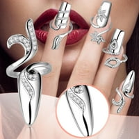 Štitnike za nokte su naljepnice Diva dame modni kvotni prsten naljepnice
