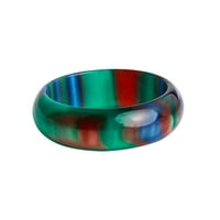 Loopsun prstenovi oblak akrilni prsten Šareni gusti prsten sa djevojkama Dame Beach Nakit Simples Style