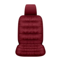 DaiosportSwear Clearance Plišani automobil za sjedalo za zimu - udoban prednji stražnji jastuk Crveni