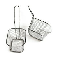 BIRCH mini od nehrđajućeg čelika od nehrđajućeg čelika Francuski pomfrit Fryer Basket Kuhinjski alat
