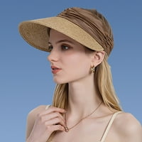 Hanas meka i udobna hat modna žena šešira slama tkanina prazna gornja sunčanica Biciklizam sunčani šešir