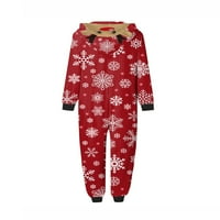 Cuhas Family Pajamas Baby Boys Djevojke Božićni šampusni pajamas Elk Loungewing Outfits, Xmas podudaranje