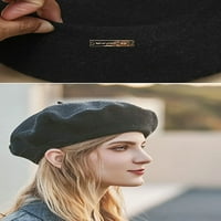 Cocopeaunt francuska vuna beretka hat modne šik casual tople kape djevojke dame retro umjetnika slikar
