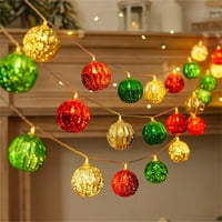 Božićna gudačka svjetla Svjetla za kuglice, baterije visi viseći globus gudačke svjetlosne svjetlosne