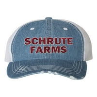 Farme za odrasle Schrute vezene kape za kamiondžija