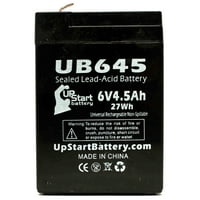 - Kompatibilni lagani alarmi 4Rpg baterija - Zamjena UB univerzalna zapečaćena olovna kiselina - uključuje