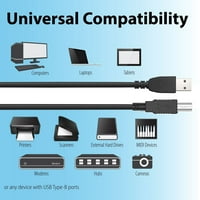 Boo kompatibilna zamena USB kabela 6FT za PIXMA štampač TS TS TS MG S IP4600