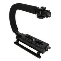 Sptty ručno stabilizator kamere, u C obliku video akcije Stabilizacija ručke Grip ABS Spužva Black Handheld