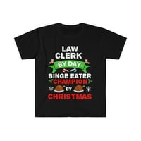 Pravo činovnik po danu Binge Eater by božićna majica unizirati S-3XL