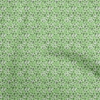 Onuone svilena tabby lagana zelena tkanina cvjetna ditsy šivati ​​zanatske projekte Tkanini otisci sa