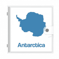 Plavi antarktika ilustracija karta uzorka fotografija Album novčanik Wedding Family 4x6