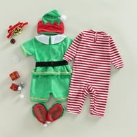 Inevenn Božićni toddler baby kostim slatki crtani životinjski tužbi za novorođenčad dječačke dječake