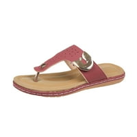 Sandale za žene Ljeto Otvoreno plaže sandale za plažu rimske ležerne ravne cipele Papuče Flip flops