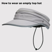 Unizno reflektirajuće bejzbol kape Podesivi šešir za sunčanje Sportska kapa Ljetna šešir Visor Cap prazan