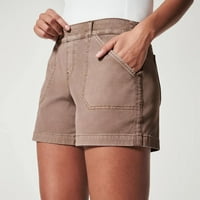 Leesechin ponude Ženske kratke hlače Trendi Dame Jeans Solid Ljetni džepovi visokih struka traper kratke