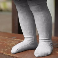 Wofedyo Mens Socks Baby Girls Boys Uniform koljena Visoke čarape Tube Ruffled Charge i mališani Kompresionirajte