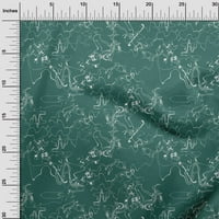 Onuone pamuk poplin Twill zelena tkanina apstraktna prestajevina pribor ispisuju šivanje tkanine sa