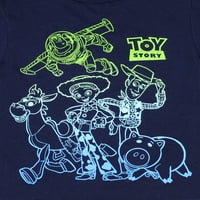 Disney Boy's igračka priča Ombre skica majica