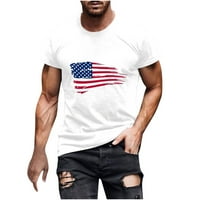 Ljetna majica za muškarce, Ležerne prilike, Ležerne prilike, Popularno 3D digitalna zastava Štampanje