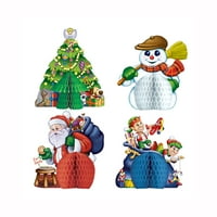 Božićni praznični party Mini ukrasi Santa Snowman Tree Elves Playmates