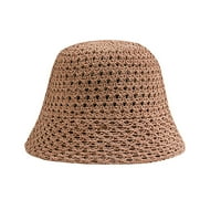 Sklopivi slamki šeširi za suncu za žene široki podrum UPF 50+ UV zaštita Ljeto na šeširu za sunčanje