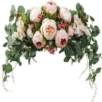 LMeison Wedding Arch Cvijeće, rustikalni umjetni cvjetni swag za zavojnice, sjenice i ceremoniju