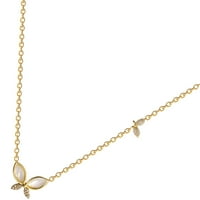 Leptire ogrlice za žene Privjesak klavicle lanac jednostavna ogrlica za temperamentnu temperamentu
